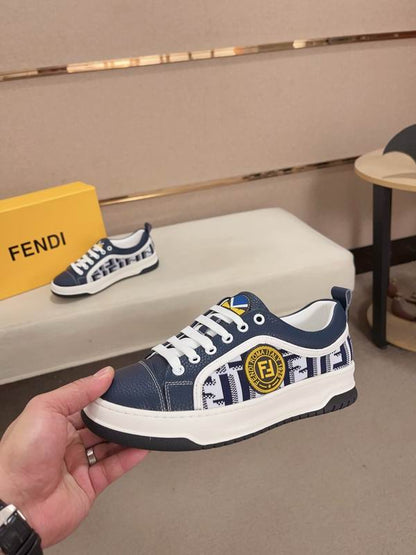 Fendi Domino Blue Sneakers