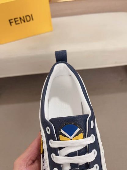 Fendi Domino Blue Sneakers