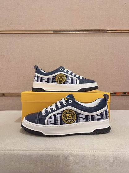Fendi Domino Blue Sneakers