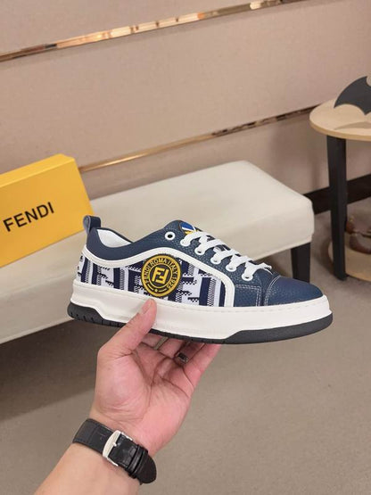 Fendi Domino Blue Sneakers