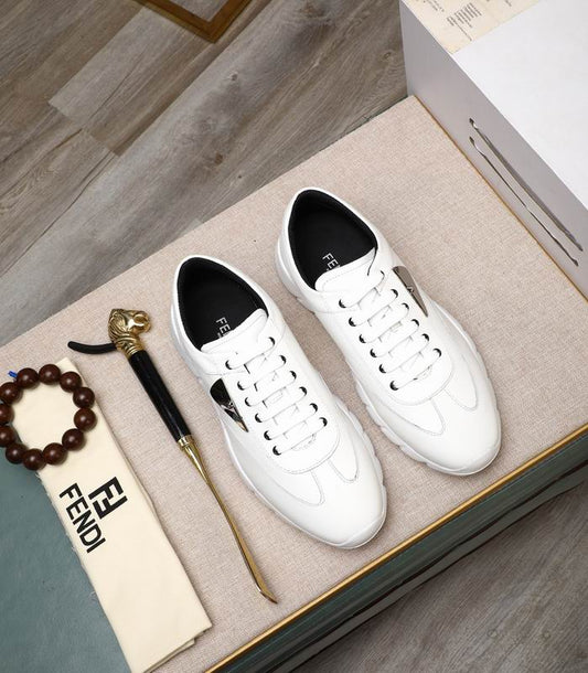Fendi Tag White Sneakers