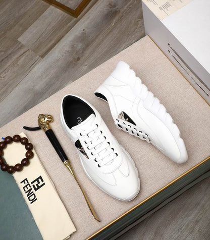 Fendi Tag White Sneakers
