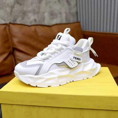 Fendi Match White Grey Sneakers