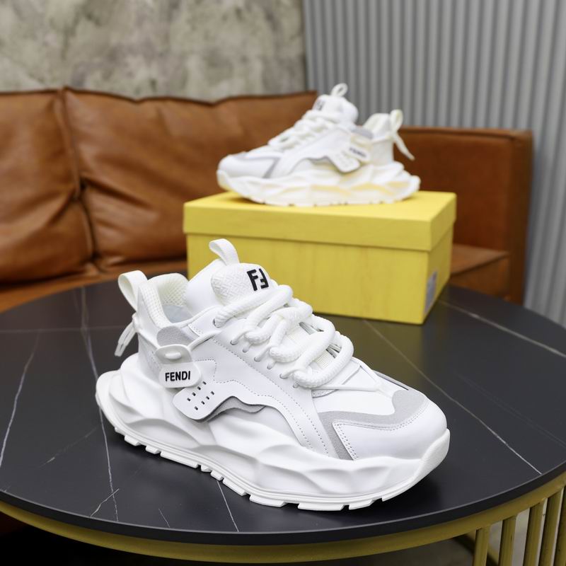 Fendi Match White Grey Sneakers
