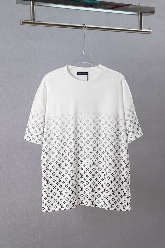Lv T-shirt Louis Vuttion Monogram Blu Sfumata