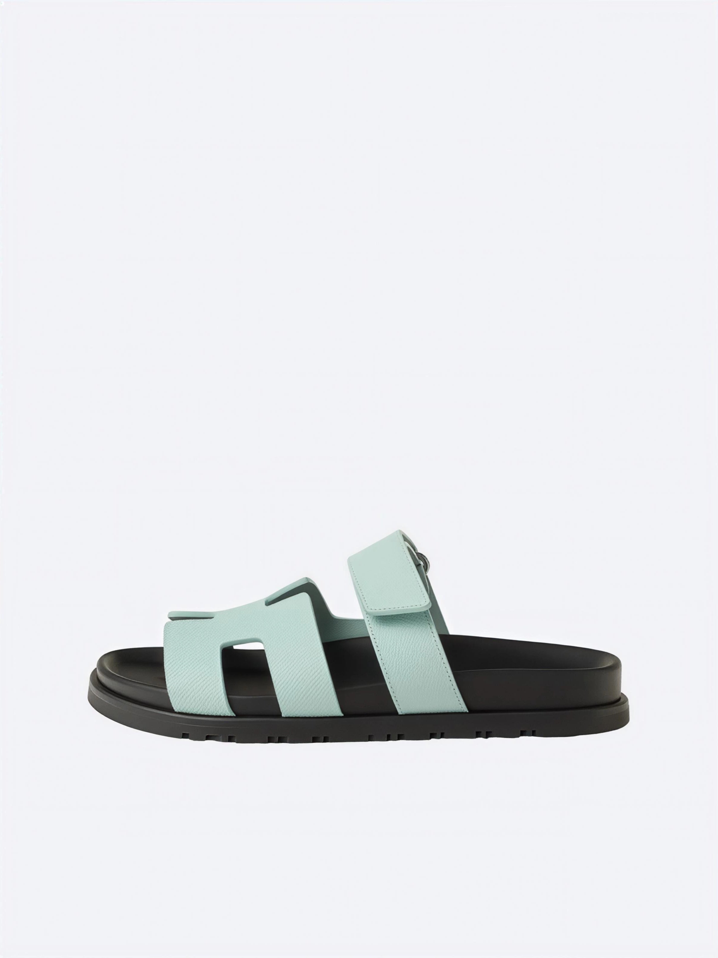 Hermes Pelle Chyper Ciabatte Marrone
