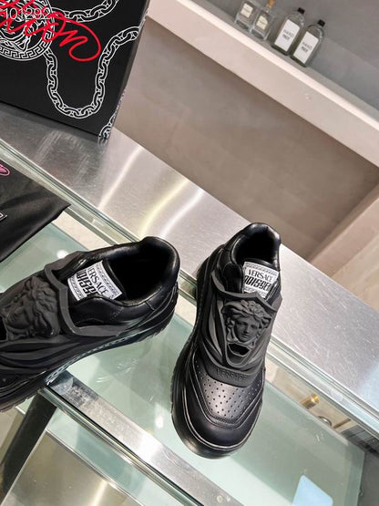 Versace Odissea Caged Rubber Medusa Sneakers