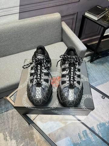 Versace Trigreca Sneakers Low-Top – Black