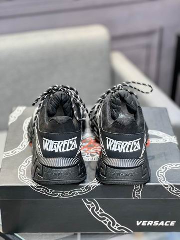 Versace Trigreca Sneakers Low-Top – Black