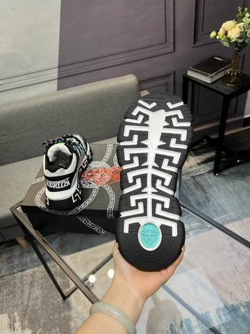 Versace Trigreca Multicolor Low-Top Sneakers