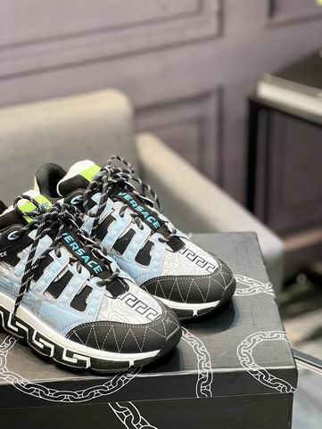 Versace Trigreca Multicolor Low-Top Sneakers