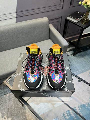 Versace Trigreca Pink Leopard Sneakers