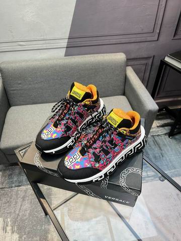Versace Trigreca Pink Leopard Sneakers