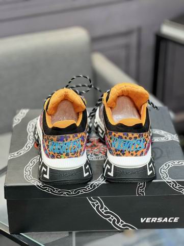 Versace Trigreca Pink Leopard Sneakers