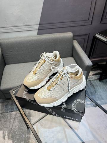 Versace Wmns Trigreca Barocco Beige Sneakers