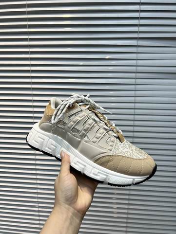 Versace Wmns Trigreca Barocco Beige Sneakers