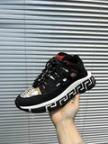 Versace Trigreca Men’s Black Multicolor Sneakers