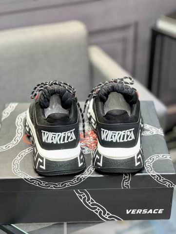Versace Trigreca Men’s Black Multicolor Sneakers