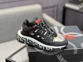 Versace Trigreca Men’s Black Multicolor Sneakers