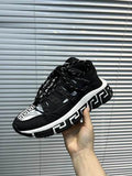 Versace Trigreca Black & White Sneakers