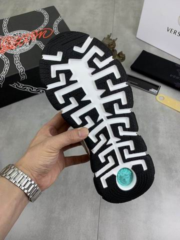 Versace Trigreca Gold & Brown Sneakers