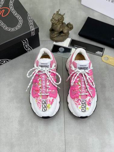 Versace Trigreca Pink Orchid Sneakers