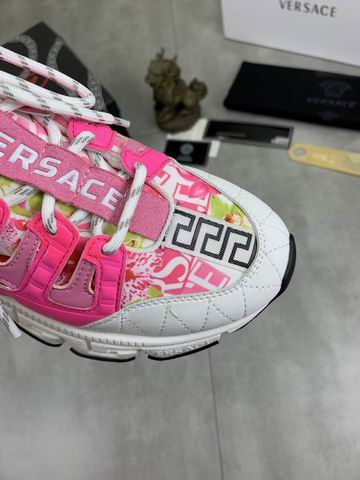 Versace Trigreca Pink Orchid Sneakers
