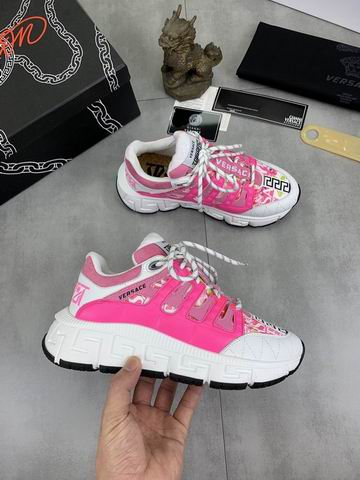 Versace Trigreca Pink Orchid Sneakers