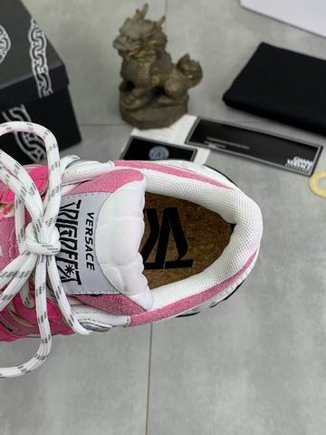 Versace Trigreca Pink Orchid Sneakers