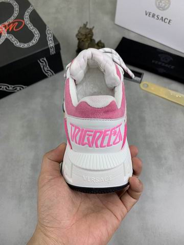 Versace Trigreca Pink Orchid Sneakers