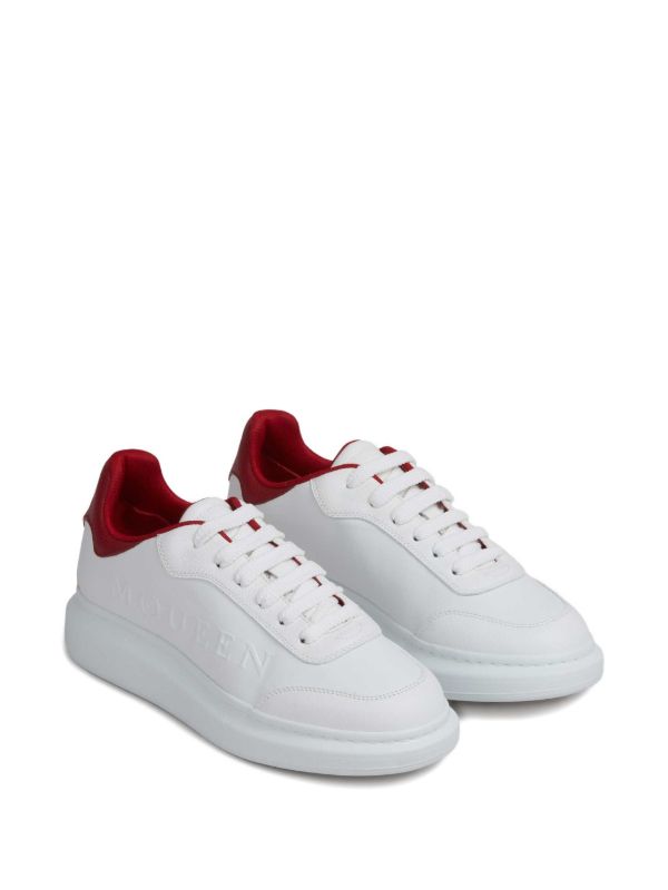 Alexander McQueen Oversized Bianco Rosso