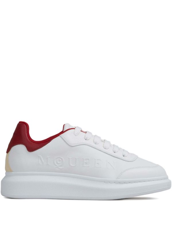 Alexander McQueen Oversized Bianco Rosso