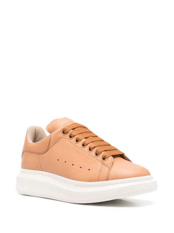 Alexander McQueen Oversized Marrone Caramello