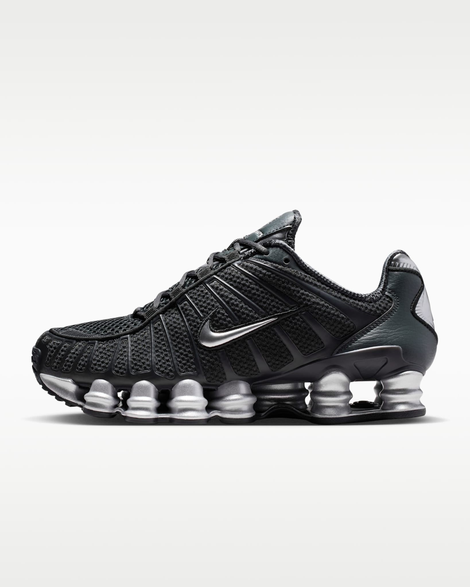 Nike Shox TL Nero Argento