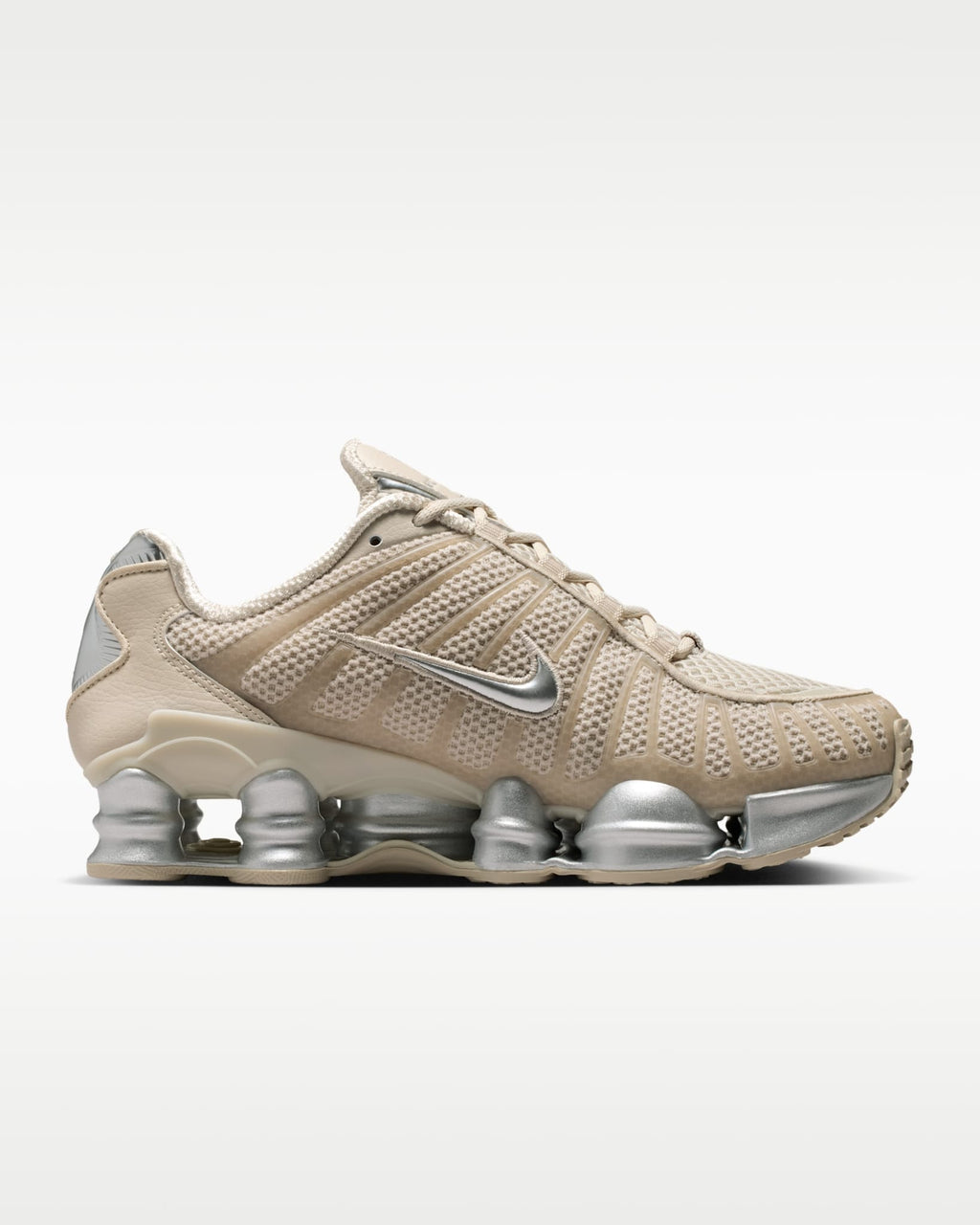 Nike Shox TL Beige Argento