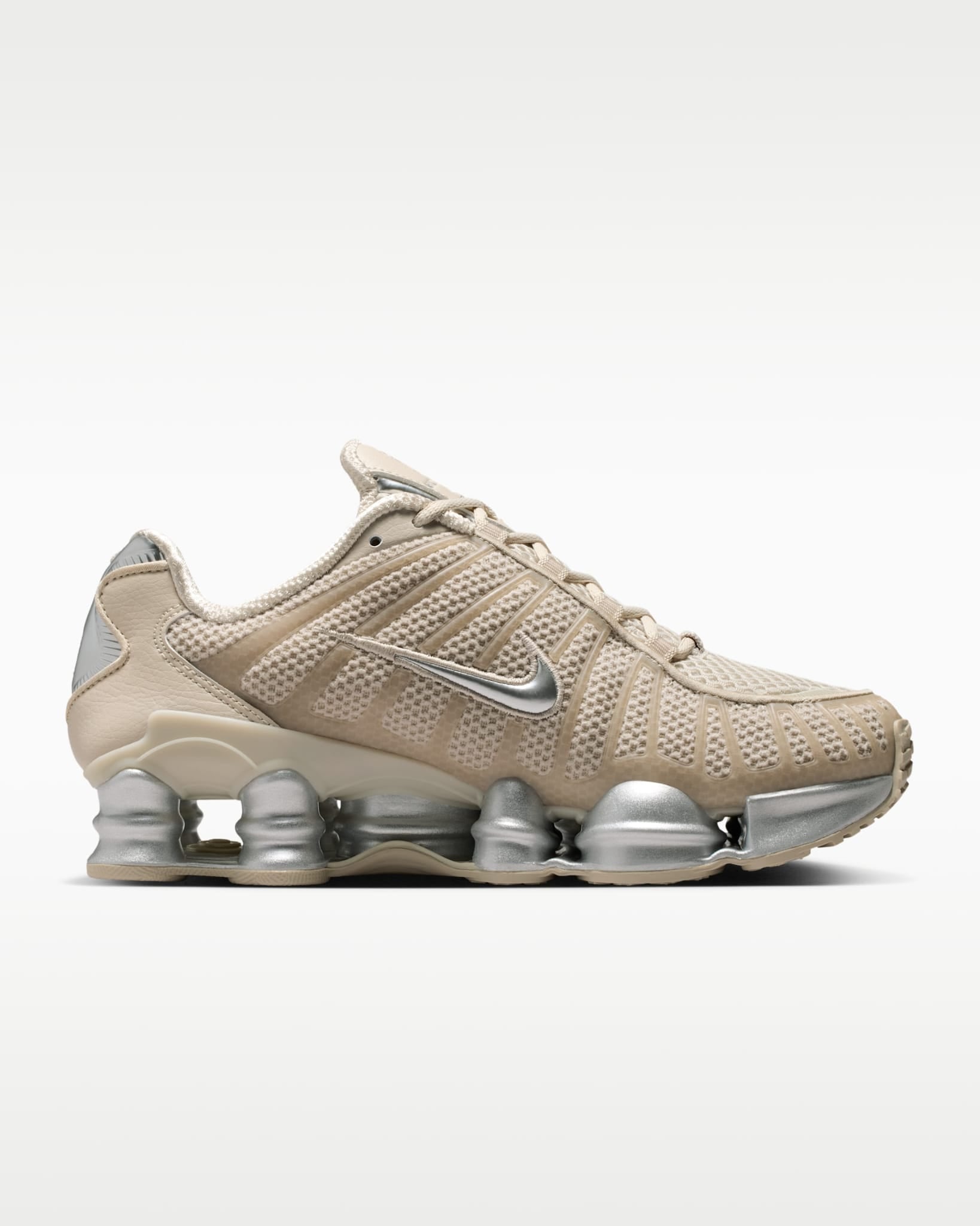Nike Shox TL Beige Argento