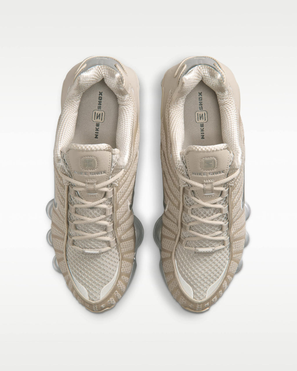 Nike Shox TL Beige Argento