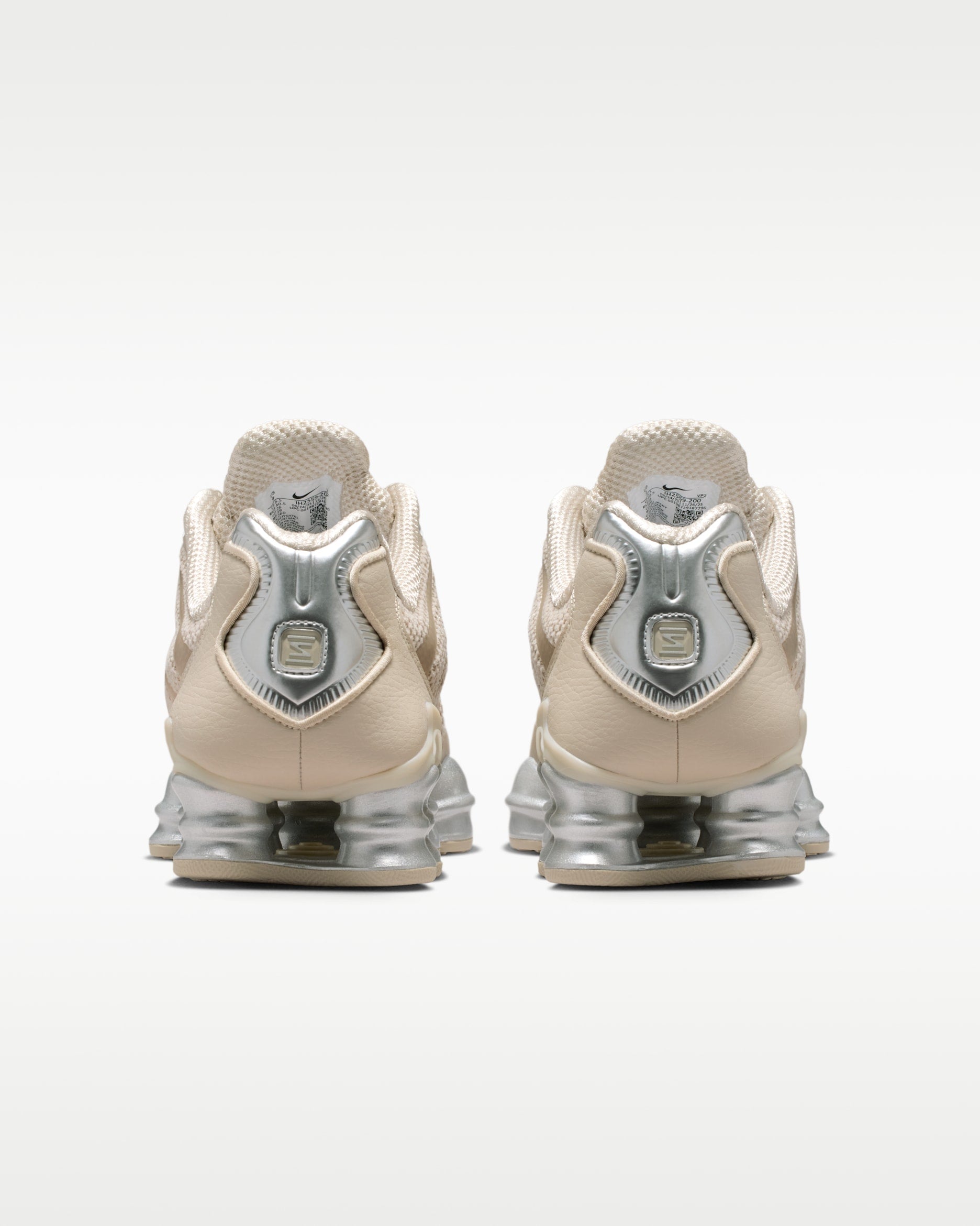 Nike Shox TL Beige Argento