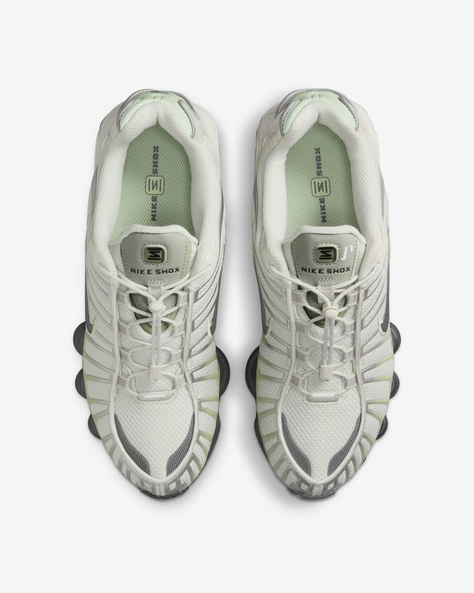 Nike Shox Beige Bianco