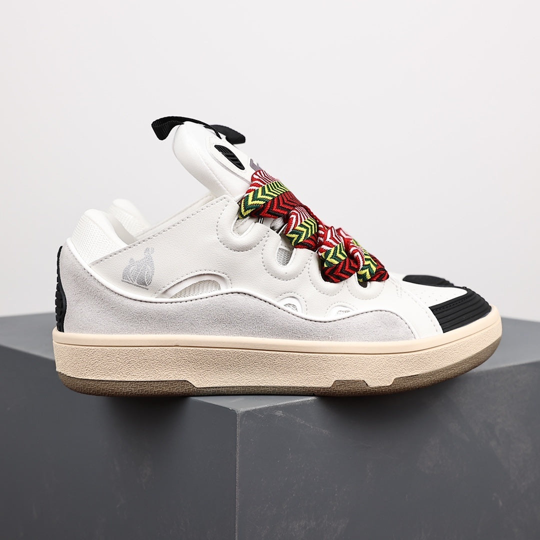 Lanvin Curb White Multi Lace