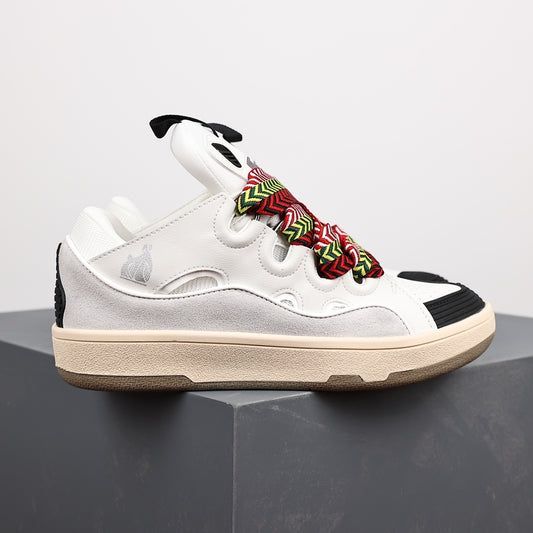 Lanvin Curb White Multi Lace