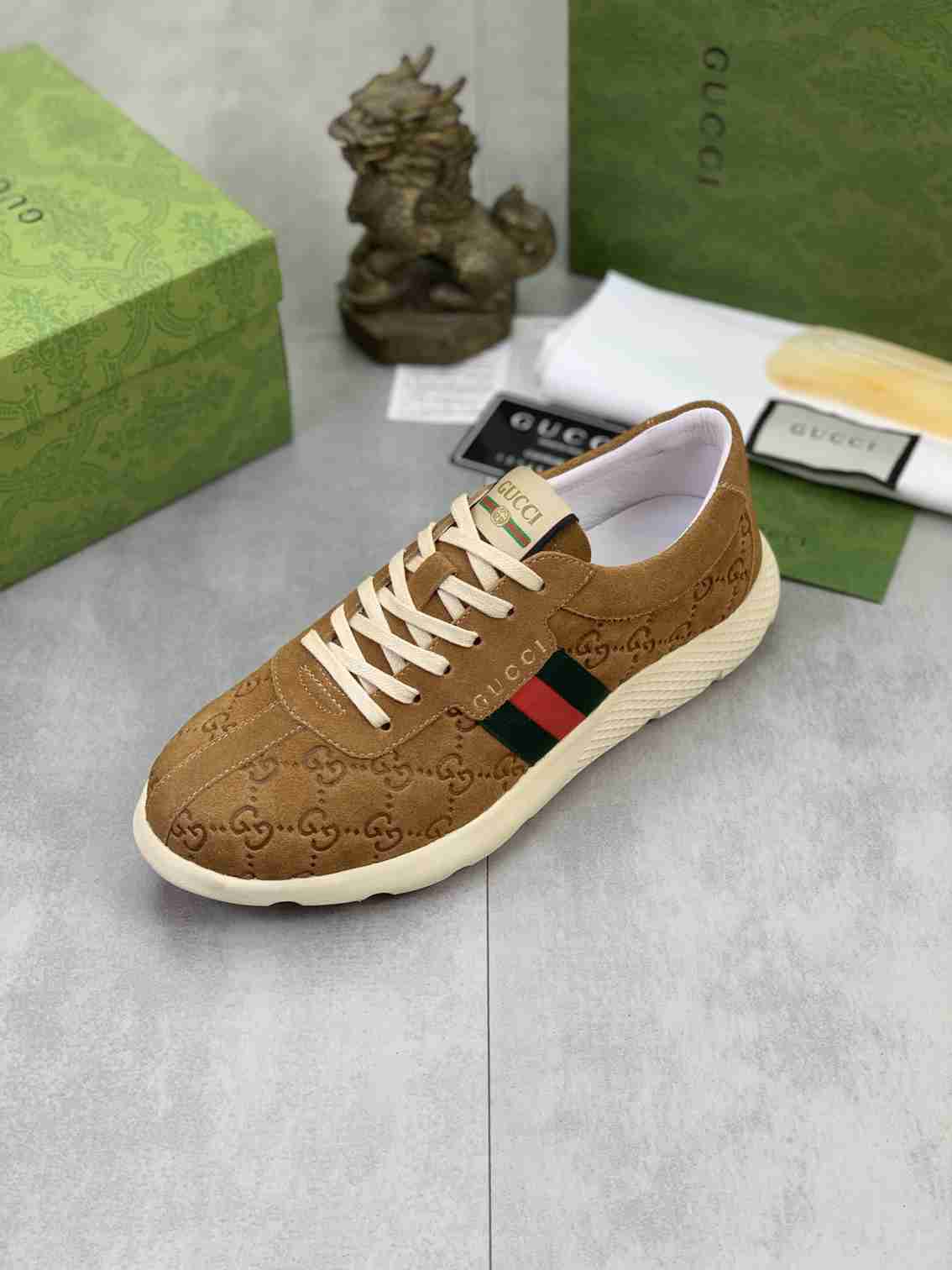 Gucci Ace Suede Sneakers