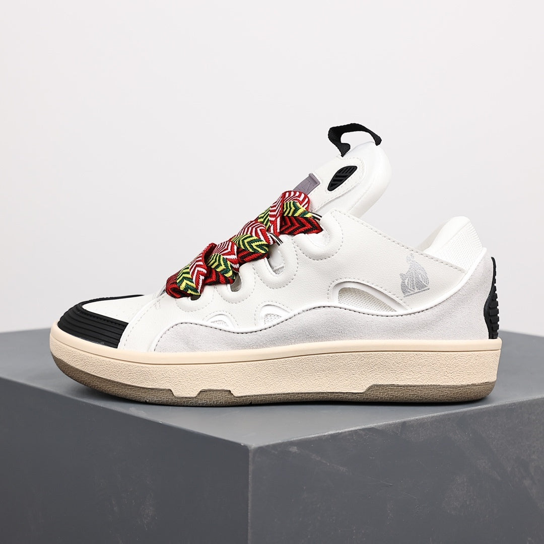 Lanvin Curb White Multi Lace