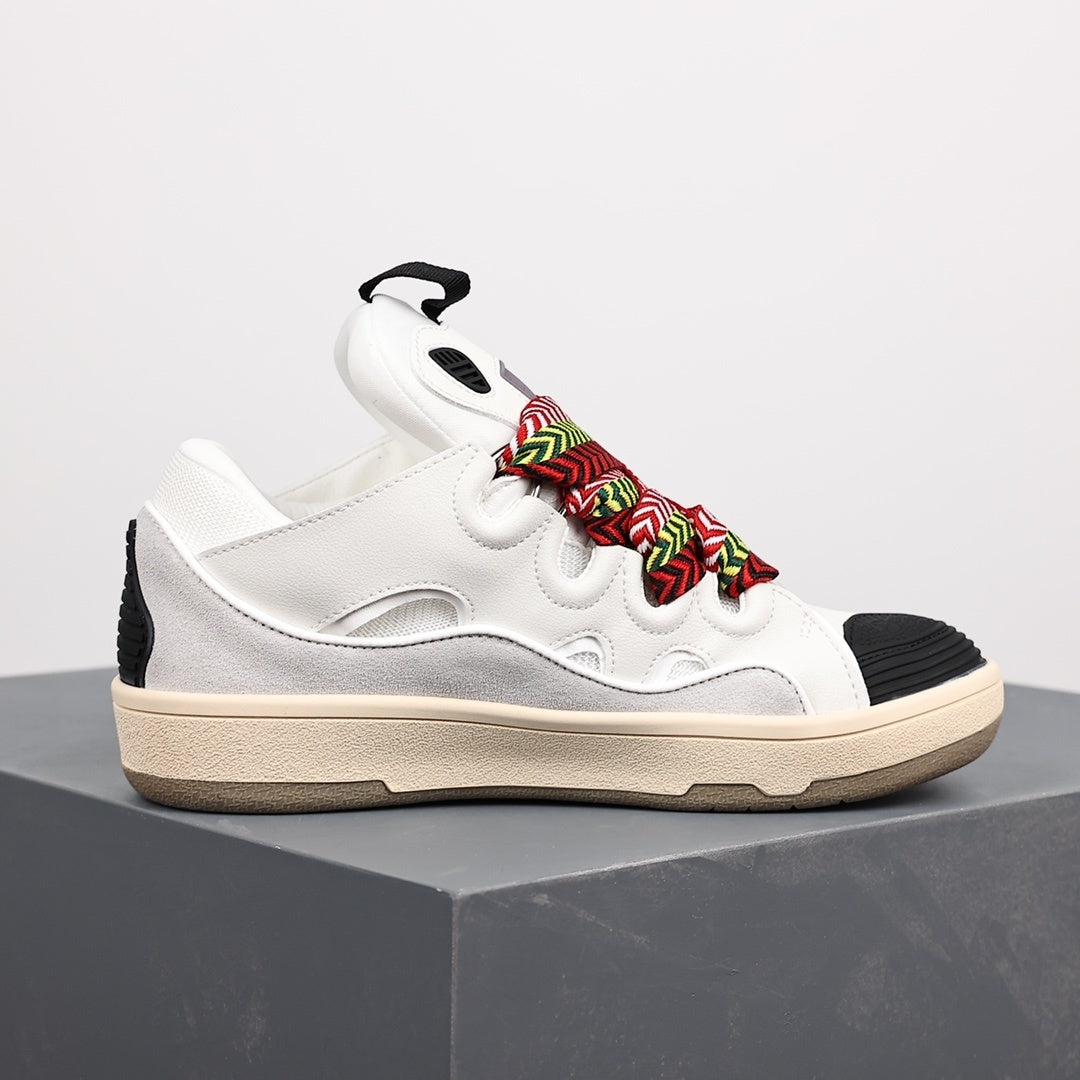 Lanvin Curb White Multi Lace