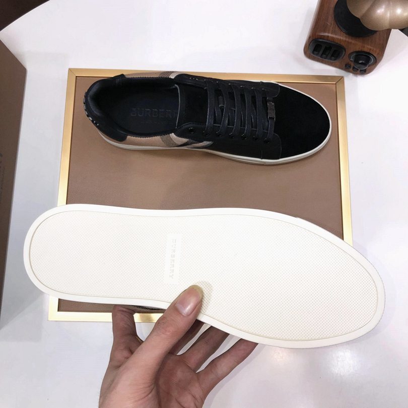 Burberry Check Panel Sneakers