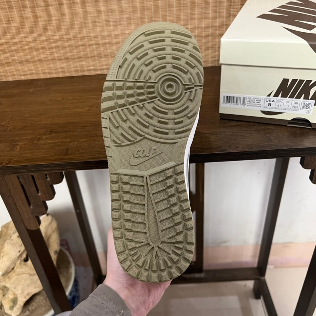 Air Jordan 1 Low Golf Travis Scott Olive