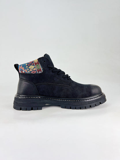 Timberland Patterned Cuff Ankle Boots