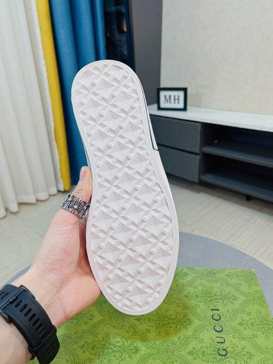 Black Velcro Strap Sneakers