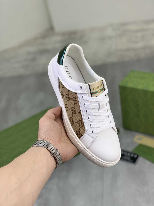 Gucci Ace White Leather Sneakers