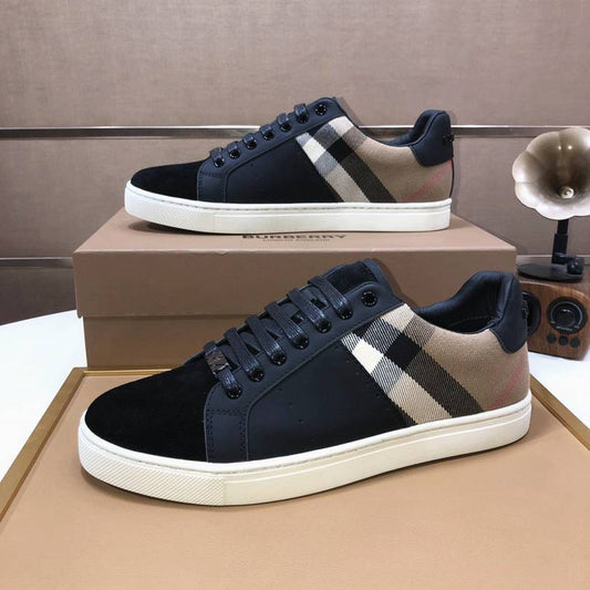 Burberry Check Panel Sneakers